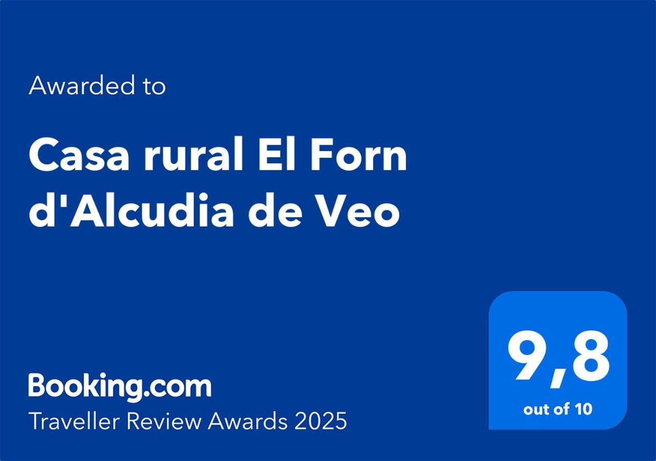 Casa Rural El Forn D'Alcudia De Veo Bagian luar foto